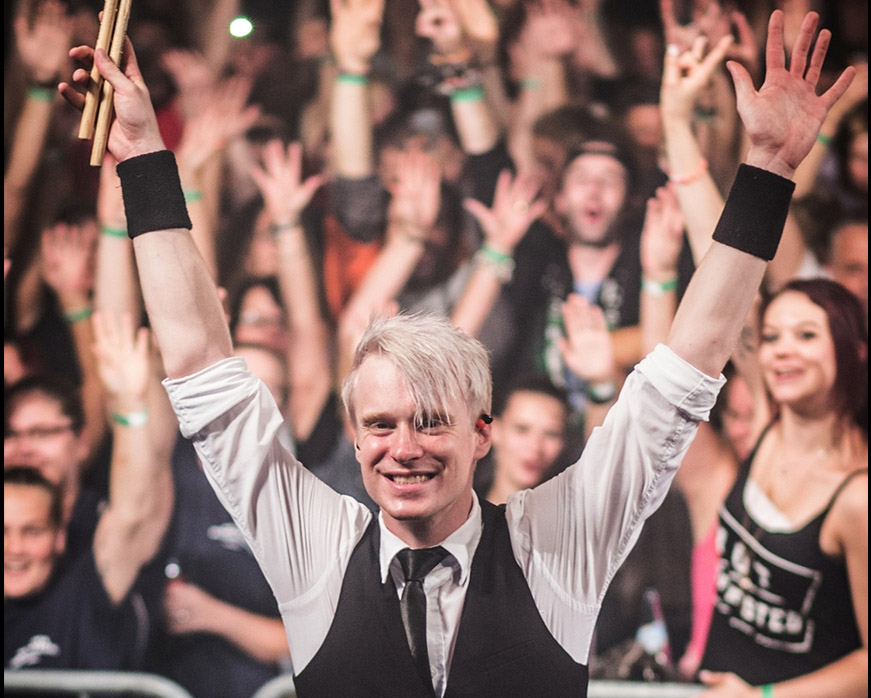 Heiko - Schlagzeuger beim Rock Olymp!